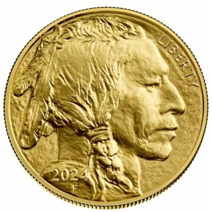 Złota moneta 1 oz Amerykański Bizon 2024 awers