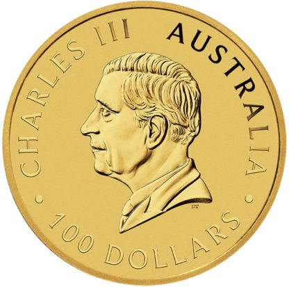 Złota moneta 1 oz Australijski Kangur 2024 awers