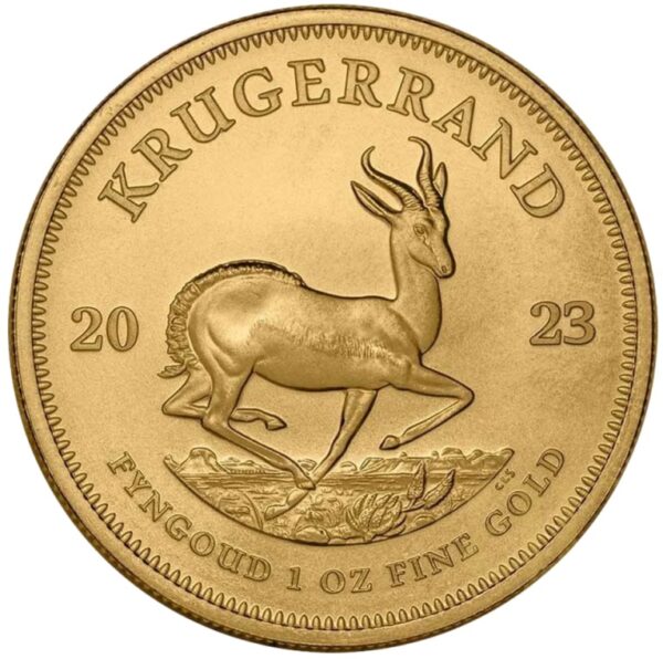 Złota moneta 1 oz Krugerrand 2023 rewers