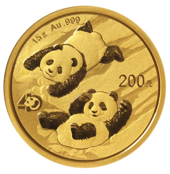 Chińska Panda 15g rewers - GoldBroker.pl