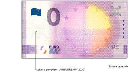 0 Euro Anniversary Edition oznaczenie - GoldBroker.pl