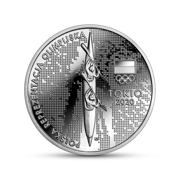 10 zł srebrna moneta reprezentacja olimpijska Tokio 2021 rewers - GoldBroker.pl