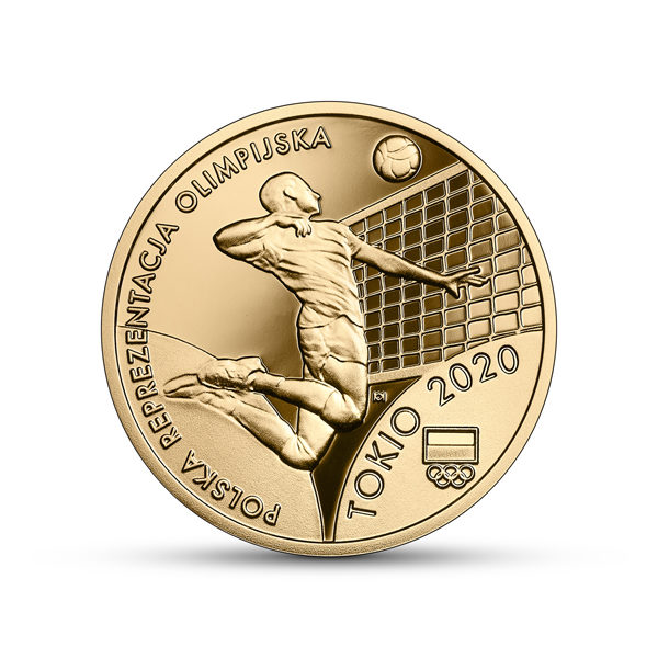 200 zł złota moneta Reprezentacja Olimpijska Tokio 2021 rewers - GoldBroker.pl