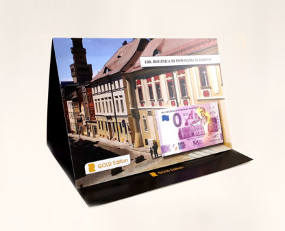 0 euro 100 rocznica Powstania Śląskiego banknot gold - GoldBroker.pl