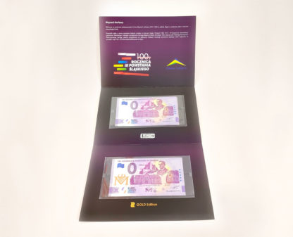 0 euro 100 rocznica Powstania Śląskiego banknot etui - GoldBroker.pl