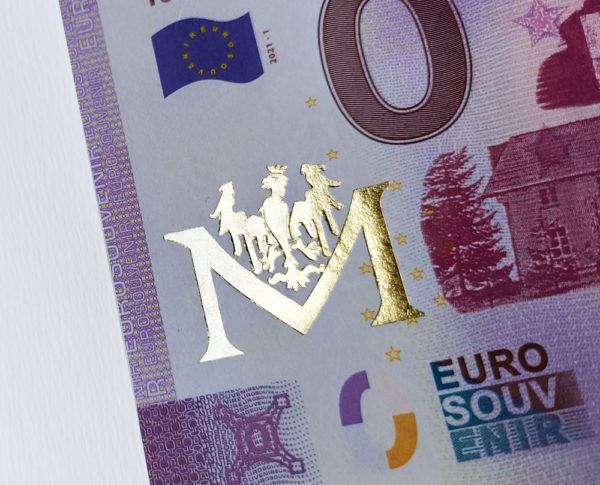 0 euro 100 rocznica Powstania Śląskiego banknot gold znak - GoldBroker.pl