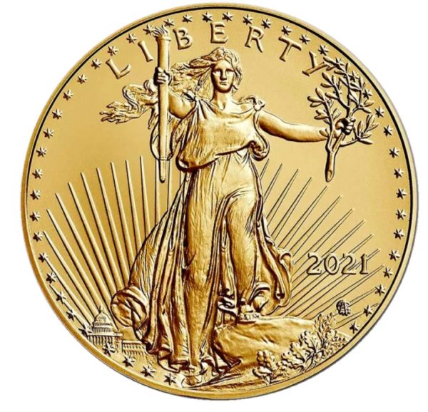 1 uncja Amerykański Orzeł złota moneta bulionowa awers  - GoldBroker.pl