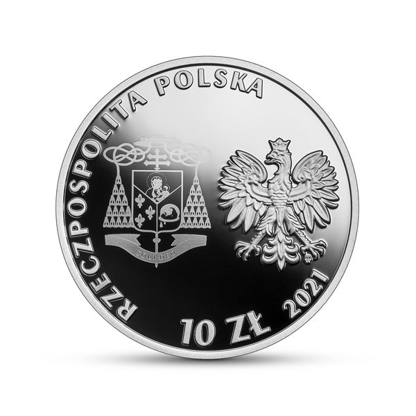 10 zł Beatyfikacja Kardynała Stefana Wyszyńskiego srebrna moneta awers - GoldBroker.pl