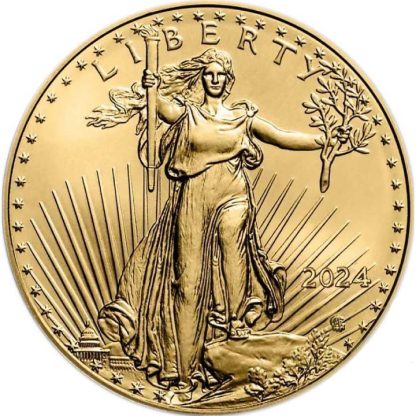 Złota moneta 1 oz Amerykański Orzeł 2024 awers