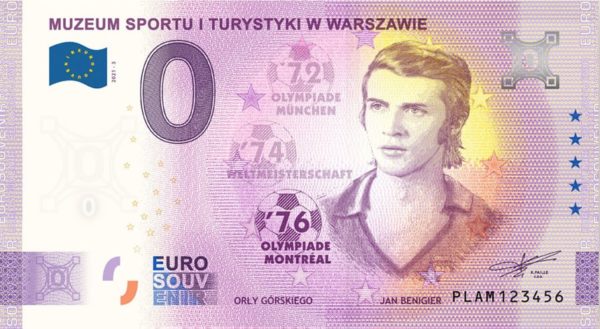 0 euro Jan Benigier Orły Górskiego banknot awers - GoldBroker.pl