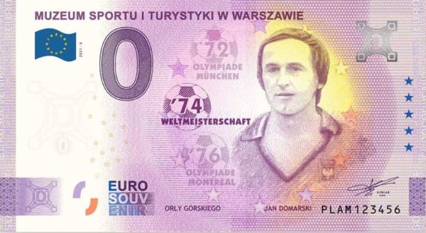 0 euro Jan Domarski banknot awers - GoldBroker.pl