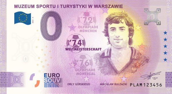 0 euro Mirosław Bulzacki Orły Górskiego banknot awers - GoldBroker.pl
