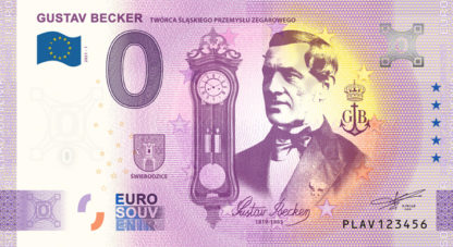 Banknot pamiątkowy 0 euro Gustav Becker - GoldBroker.pl