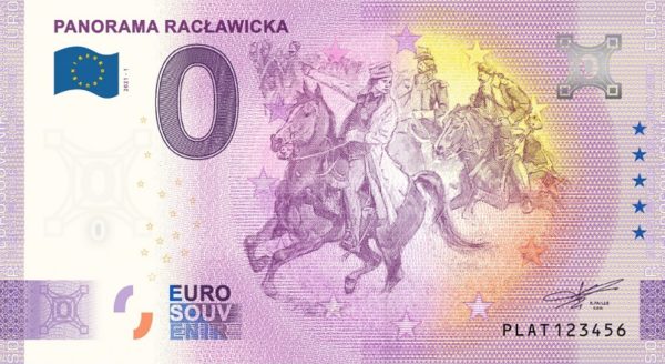 0  Euro banknot pamiątkowy Panorama Racławicka  - GoldBroker.pl