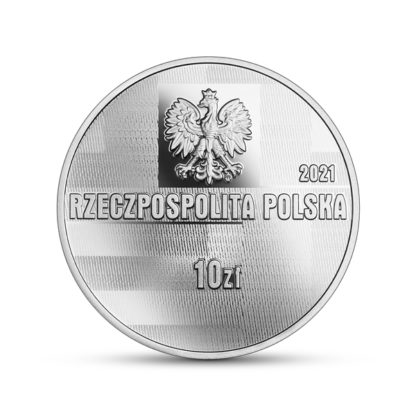 Srebrna moneta Wielcy polscy ekonomiści - Tadeusz Brzeski awers - GoldBroker.pl