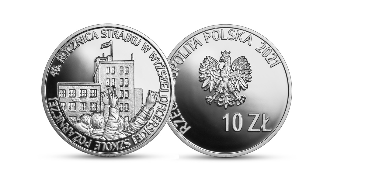 40 rocznica strajku WOSP srebrna moneta - GoldBroker.pl