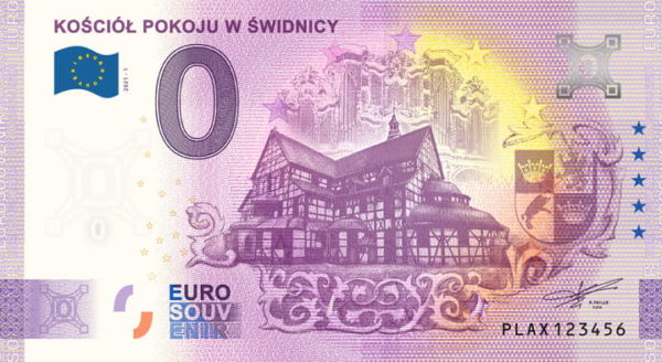 Kościół Pokoju w Świdnicy  banknot pamiątkowy - GoldBroker.pl