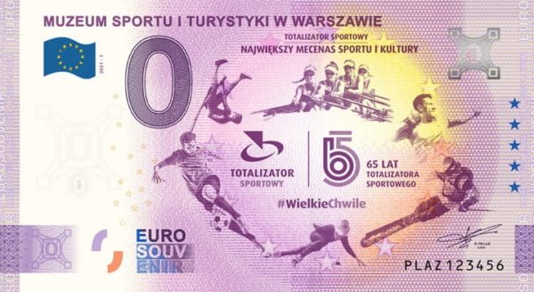 0 Euro Totalizator Sportowy banknot pamiątkowy - GoldBroker.pl