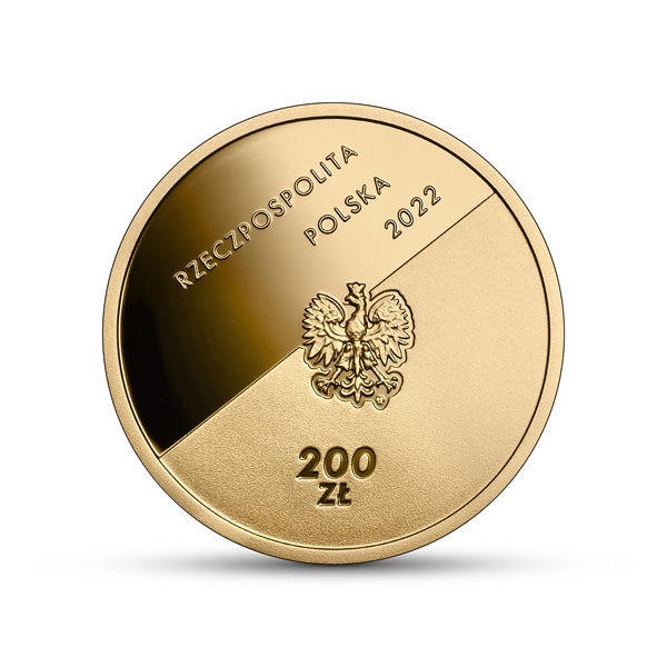 200 zł złota moneta Polska Reprezentacja Olimpijska Pekin 2022	awers - GoldBroker.pl