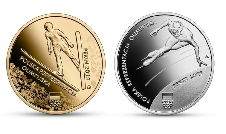 Złota moneta 200 zł i srebrna moneta 10 zł „Polska Reprezentacja Olimpijska Pekin 2022” - GoldBroker.pl