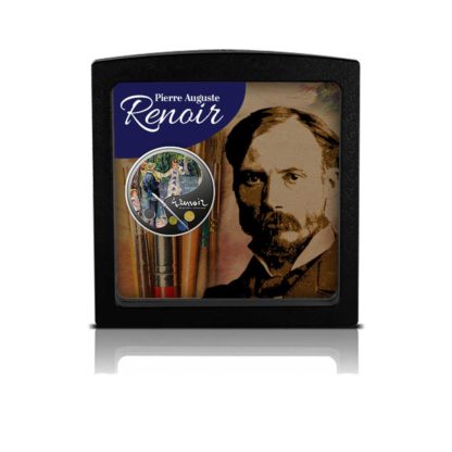 1$ srebrna moneta Auguste Renoir, Huśtawka ramka - GoldBroker.pl