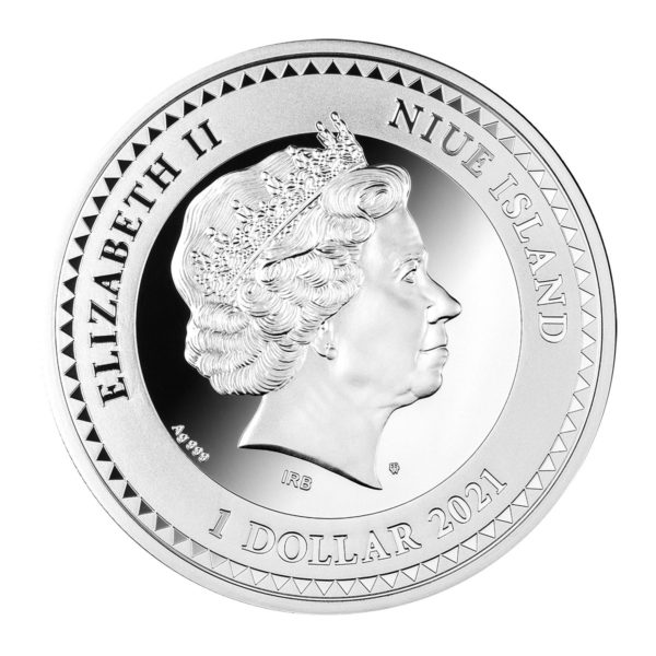 Srebrna moneta Cherubin awers - GoldBroker.pl