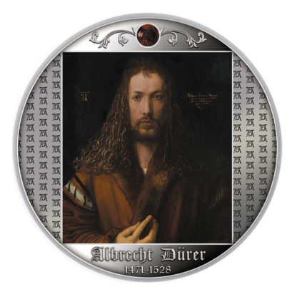 Srebrna moneta Albrecht Durer, Autoportret w futrze rewers - GoldBroker.pl