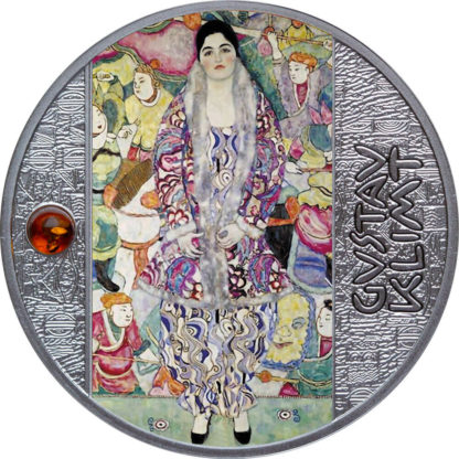 Srebrna moneta Gustav Klimt, Portret Friederiki Marii Beer rewers - GoldBroker.pl