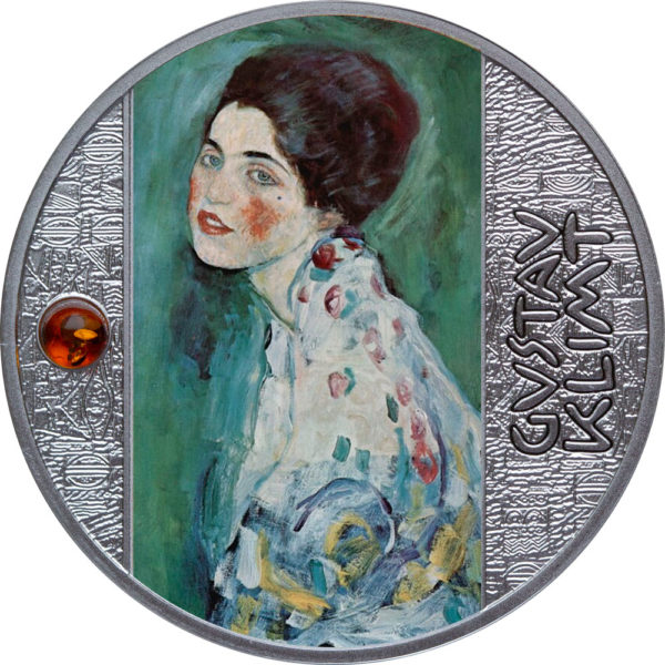 Srebrne monety Gustav Klimt, Portret Damy rewers - GoldBroker.pl
