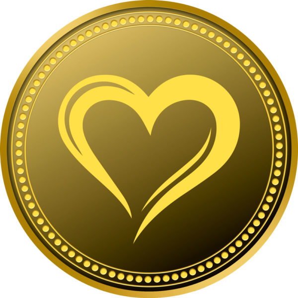 Złota moneta Miłość rewers - GoldBroker.pl