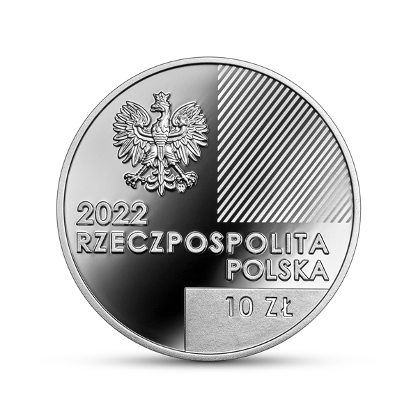 10 zł srebrna moneta Wielcy polscy ekonomiści Leon Biegeleisen awers