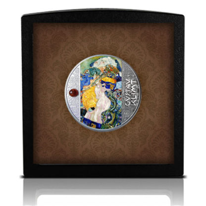 Srebrna moneta Gustav Klimt: Dziecko etui - GoldBroker.pl