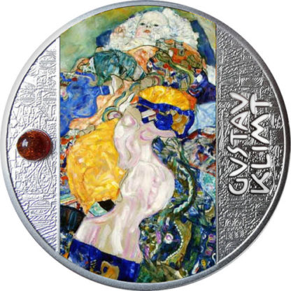 Srebrna moneta Gustav Klimt: Dziecko rewers - GoldBroker.pl