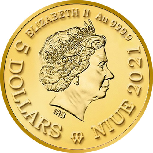 Złota moneta 5$ Nadzieja awers - GoldBroker.pl