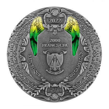 Srebrna moneta Archanioł Rafael awers - GoldBroker.pl