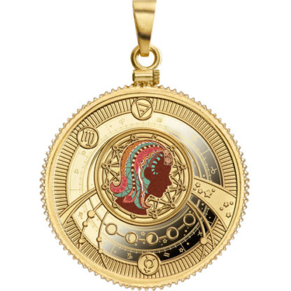 Srebrna moneta Znaki Zodiaku:  Panna rewers - GoldBroker.pl