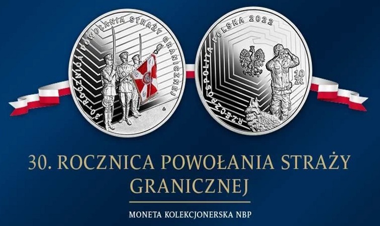 Moneta 10 zł 30. rocznica powołania Straży Granicznej - GoldBroker.pl