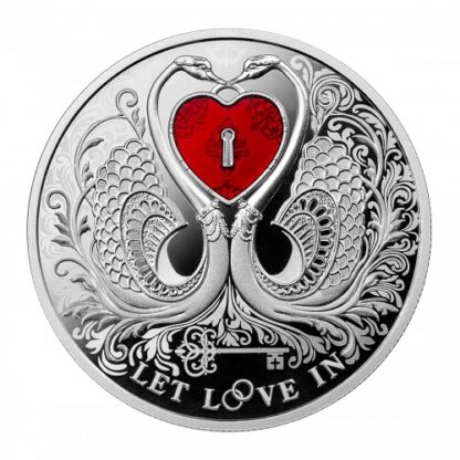 Srebrna moneta 1$ Let love in rewers - GoldBroker.pl