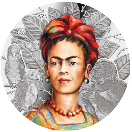Srebrna moneta 1000 CFA Frida Kahlo rewers - GoldBroker.pl