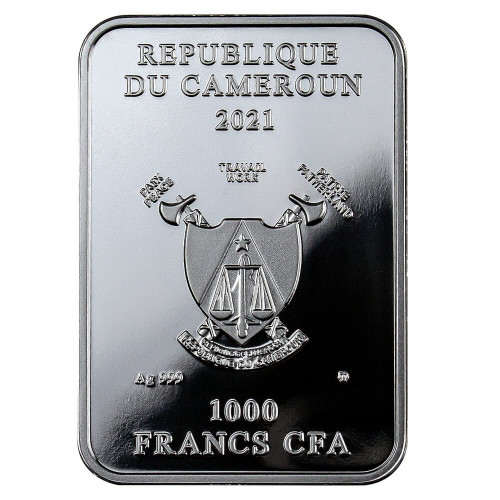 Srebrna moneta 1000 CFA Siła Seria: Tarot awers - GoldBroker.pl