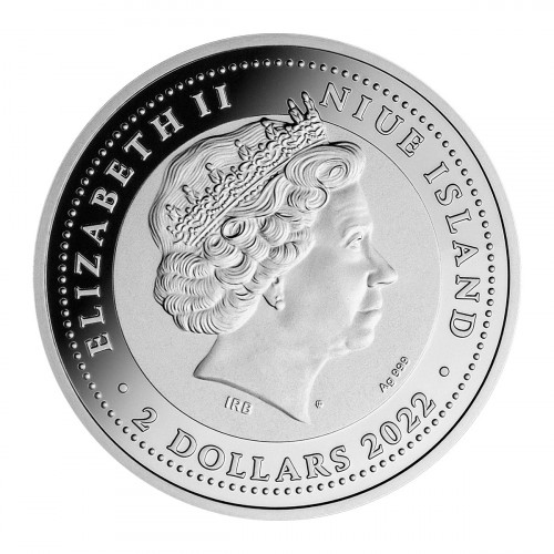 Srebrna moneta 2$ Faun awers - GoldBroker.pl