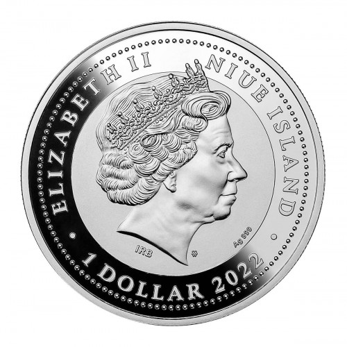 Srebrna moneta 1$ Helios 2022 awers - GoldBroker.pl