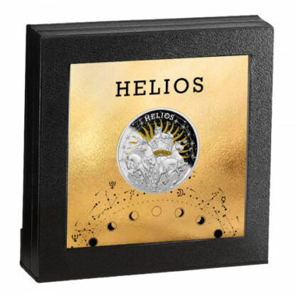 Srebrna moneta 1$ Helios 2022 ramka - GoldBroker.pl