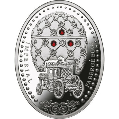 Srebrna moneta 1$ Jajo koronacyjne rewers - GoldBroker.pl