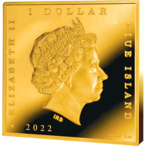 Srebrna moneta 1$ Judyta odcinająca głowę Holofernesowi awers - GoldBroker.pl