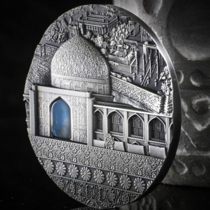Srebrna moneta 2$ Persja, Seria: Imperial Art prezentacja