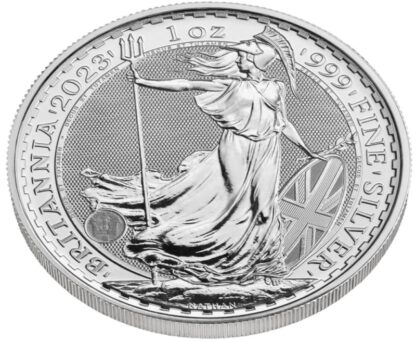 Srebrna moneta 1 uncja Britannia rant - GoldBroker.pl