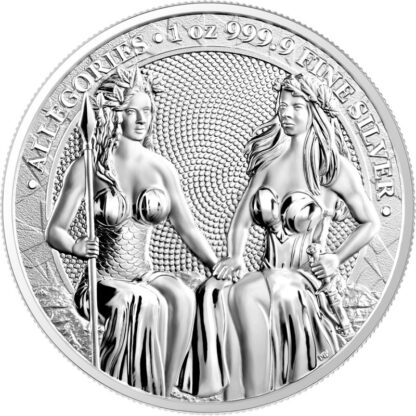 Srebrna moneta 1 oz Austria & Germania awers - GoldBroker.pl