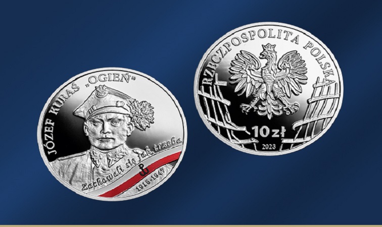 Srebrna moneta kolekcjonerska 10 zł Józef Kuraś
