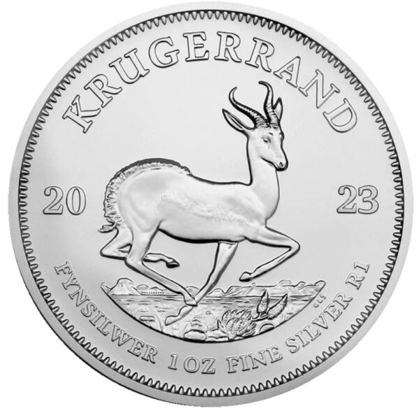 Srebrna moneta bulionowa 1 oz Krugerrand rewers